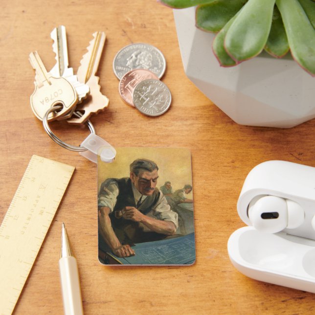 Llavero Arquitecto de negocios de época y programas de con (Escritorio )