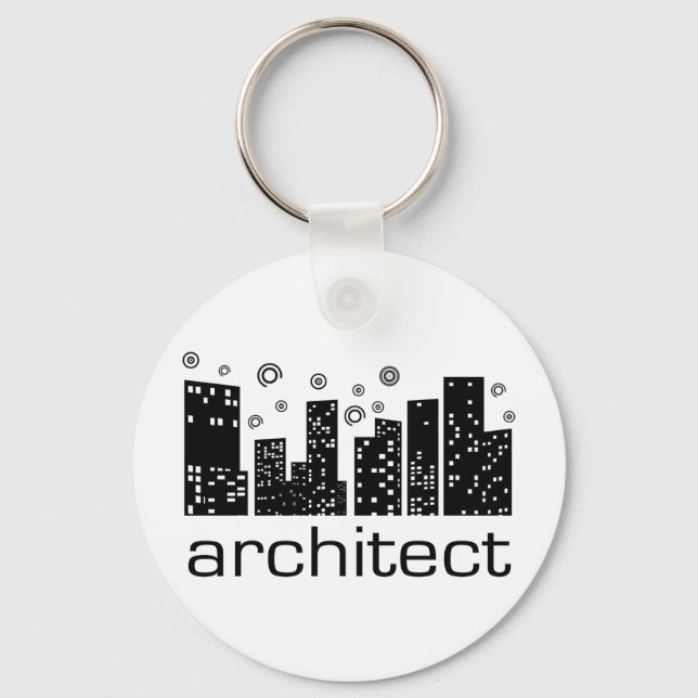 Llavero Arquitecto Edificios Diseño Guay! (Anverso)