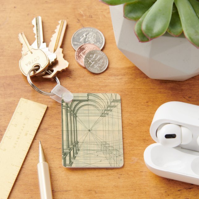 Llavero Arquitectura de época, perspectiva de columnas de  (Escritorio )