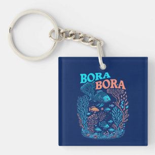 Llavero Arrecife de coral de Bora Bora