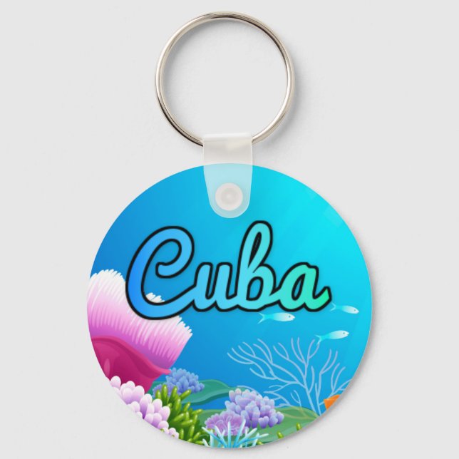 Llavero Arrecife de Cuba (Anverso)