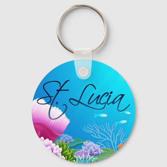 Llavero Arrecife de Santa Lucía (Anverso)