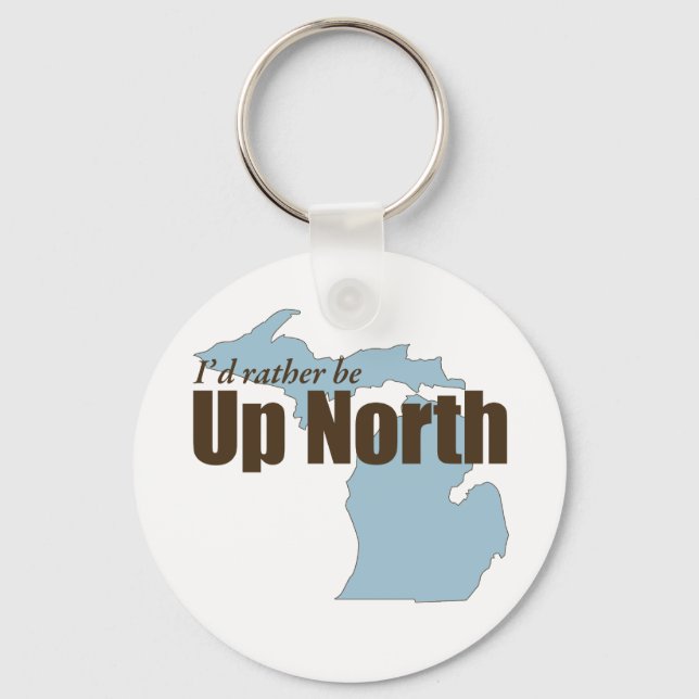 Llavero Arriba Norte - Michigan (Anverso)