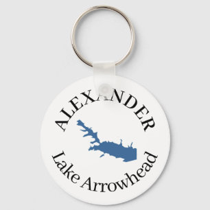 Llavero Arrowhead de Lago Personalizado