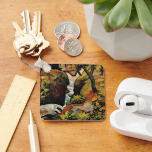 Llavero Arroyo del bosque de August Macke Expresionismo vi