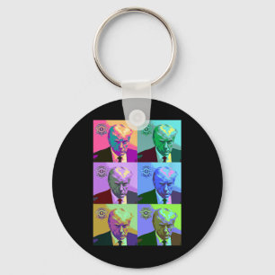 Llavero Art Trump Mugshot