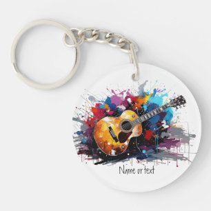 Llavero Arte abstracto artístico personalizado para amante