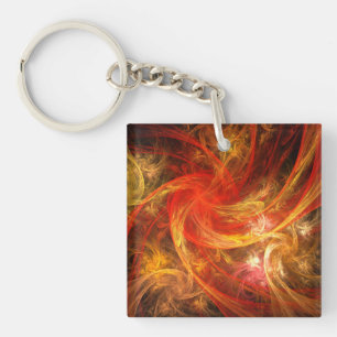 Llavero Arte abstracto de Firestorm