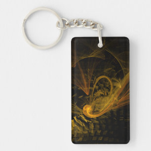 Llavero Arte abstracto del punto de desempate