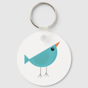 Llavero Arte adorable y caprichoso de aves y naturaleza