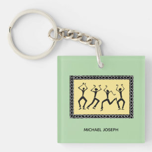 Llavero Arte africano, seamos Fiestas