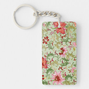 Llavero Arte Antiguo Chinoiserie Floral Chino Nouveau