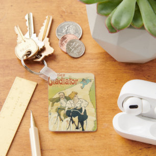 Llavero Arte Antiguo Modernista, Bicicletas Gladiator Cycl