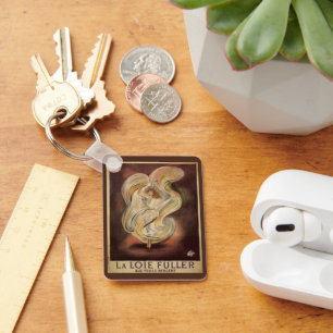 Llavero Arte Antiguo Moderno, La Loie Fuller Bailarina Mod