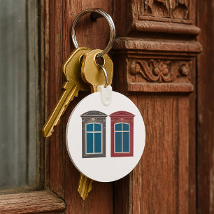 Llavero Arte arquitectónico de la ventana europea