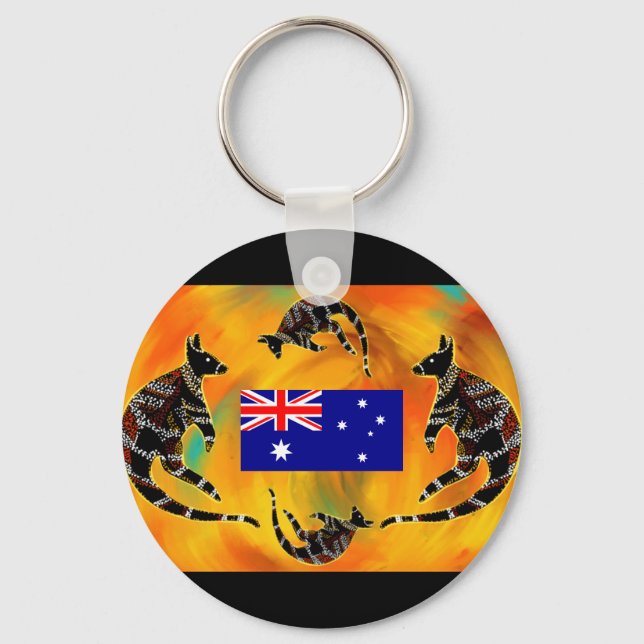 LLAVERO ARTE AUSTRALIANO (Anverso)