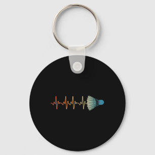 Llavero Arte Badminton Para Hombres Mujeres Badminton Love