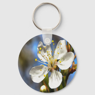 Llavero Arte botánico Plum Blossom