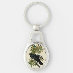 Llavero Arte clásico Audubon Raven