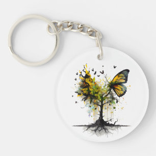 Llavero Arte Creativo Animal Mariposa