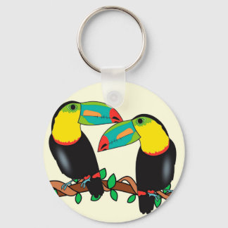 Llavero Arte de amor de pájaros turcos