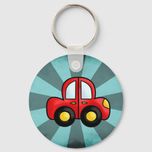 Llavero Arte de automóvil de juguete retro juguetón