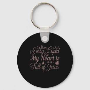 Llavero Arte De Café Mi Corazón Está Lleno De Jesús