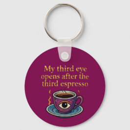 Llavero Arte de café místico moderno Mi colección del terc