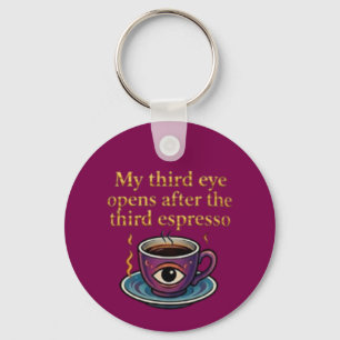 Llavero Arte de café místico moderno Mi colección del terc