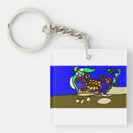 Llavero Arte de cangrejo