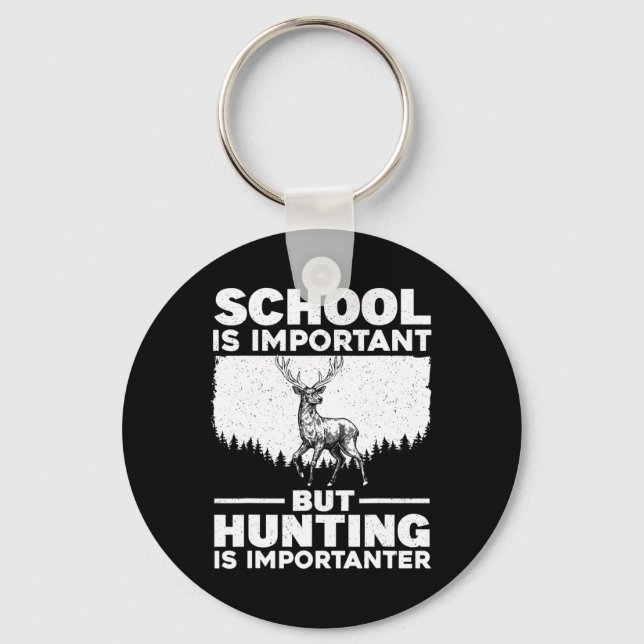 Llavero Arte De Caza Gracioso Para Hombres De Niños Deer H (Anverso)