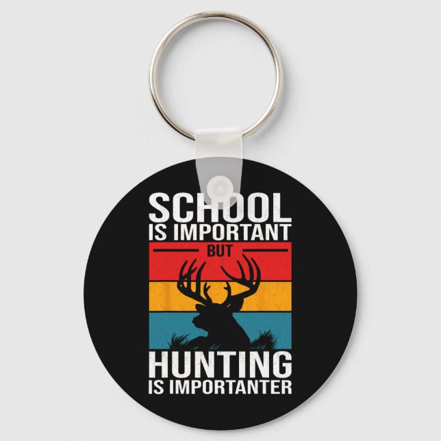 Llavero Arte De Caza Gracioso Para Hombres Niños Cazadores (Anverso)