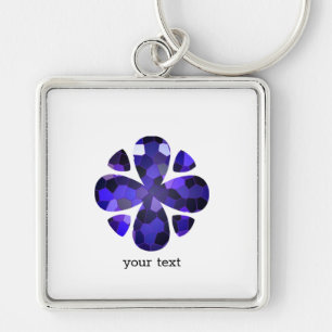 Llavero Arte de color, azul