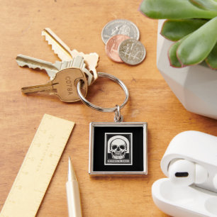Llavero Arte de cráneo Memento Mori