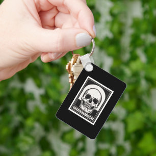 Llavero Arte de cráneo Memento Mori