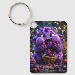 Llavero Arte de fantasía del bosque del monstruo lindo Ban