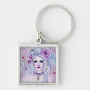 Llavero Arte de fantasía valentina de Rococo por Renee Lav