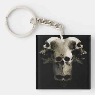 Llavero Arte De Fusión Multicraneal