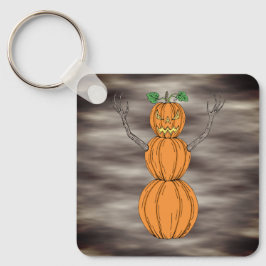 Llavero Arte de Halloween del hombre de calabaza