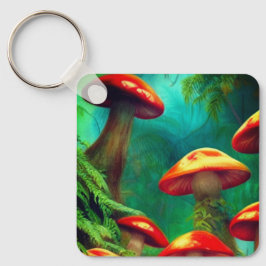 Llavero Arte de hongos