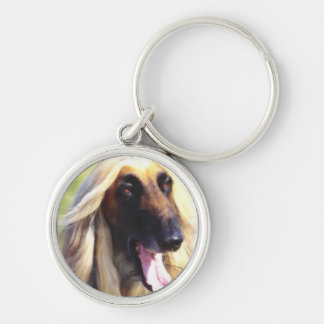 Llavero Arte de Hound Afgano