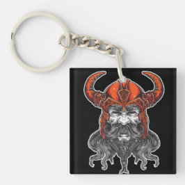 Llavero Arte de Ilustracion nórdico Valhalla Viking