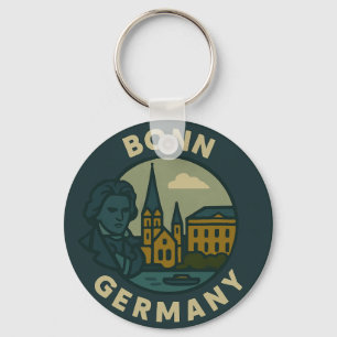 Llavero Arte de la ciudad de Bonn Alemania