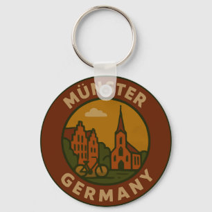 Llavero Arte de la ciudad de Münster Alemania