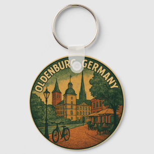 Llavero Arte de la ciudad de Oldenburg Alemania