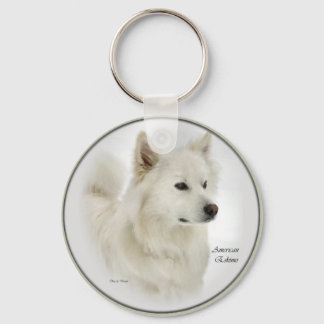 Llavero Arte de los regalos del perro esquimal estadounide