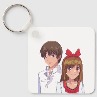 Llavero Arte de Manga Romántico Adorable