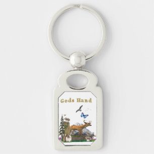 Llavero Arte de mano de dioses