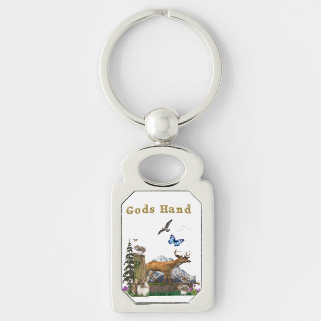 Llavero Arte de mano de dioses (Anverso)