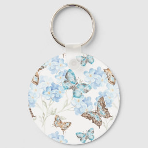 Llavero Arte de mariposa pinchada